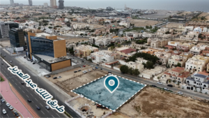 1-أرض تجارية سكنية بواجهة على طريق الملك عبدالعزيز