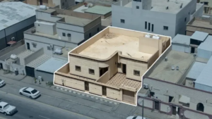11 – فيلا سكنية بحي أبو موسى الأشعري / حفر الباطن – بمساحة 456 م²