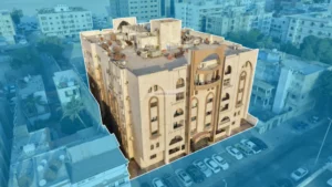 16- عمارة سكنية في حي الشرفية بمساحة 2000 م² في مدينة جدة